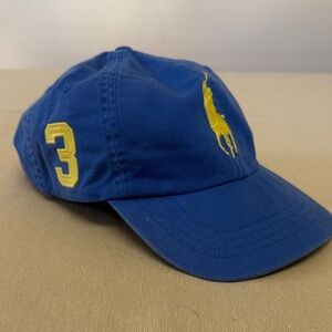Polo Ralph Lauren Cap Blue with Yellow Logo 3